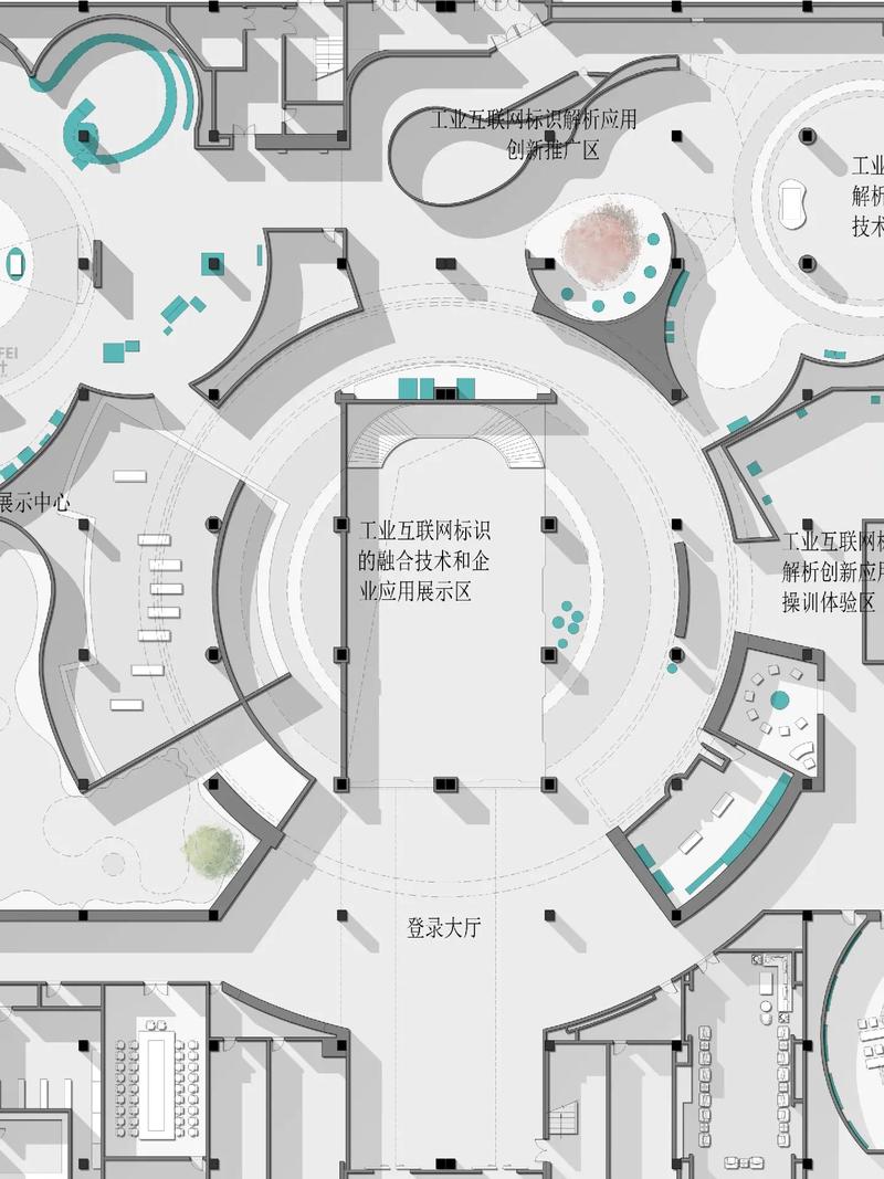 破界与重构 7000㎡工业科技展厅平面设计方案解析